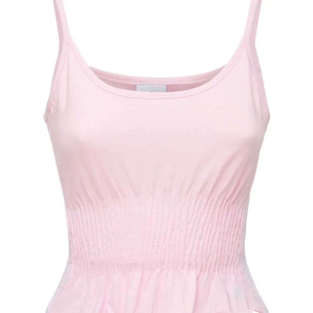 ADIDAS ORIGINALS SMOCKED TOP three 3 stripes - Picture 3 of 10